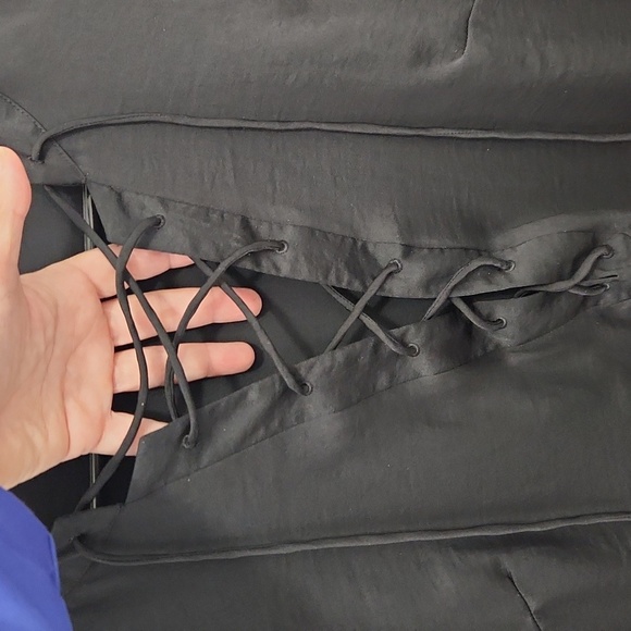 Liu Jo Black Longsleeve Blouse Size Medium - Picture 5 of 8